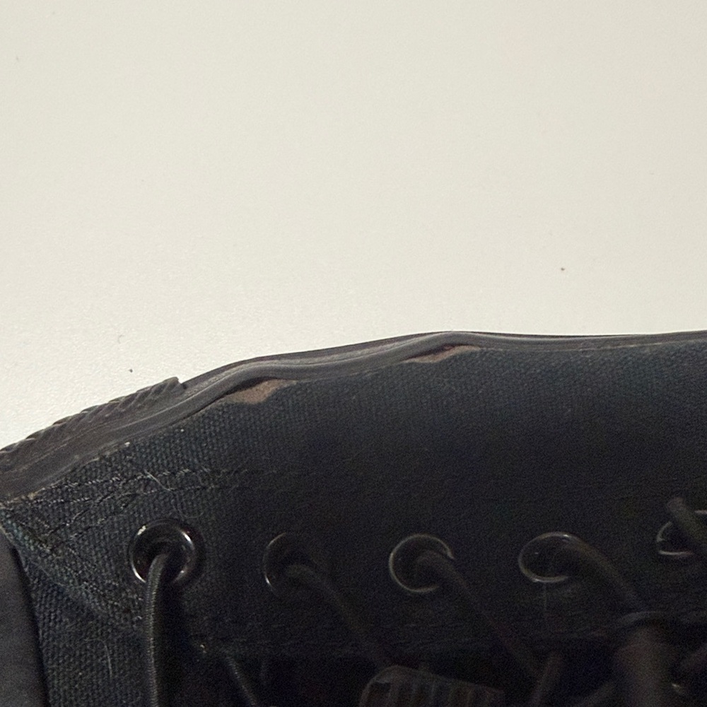 Converse Solid Black Canvas Sneakers - image 6